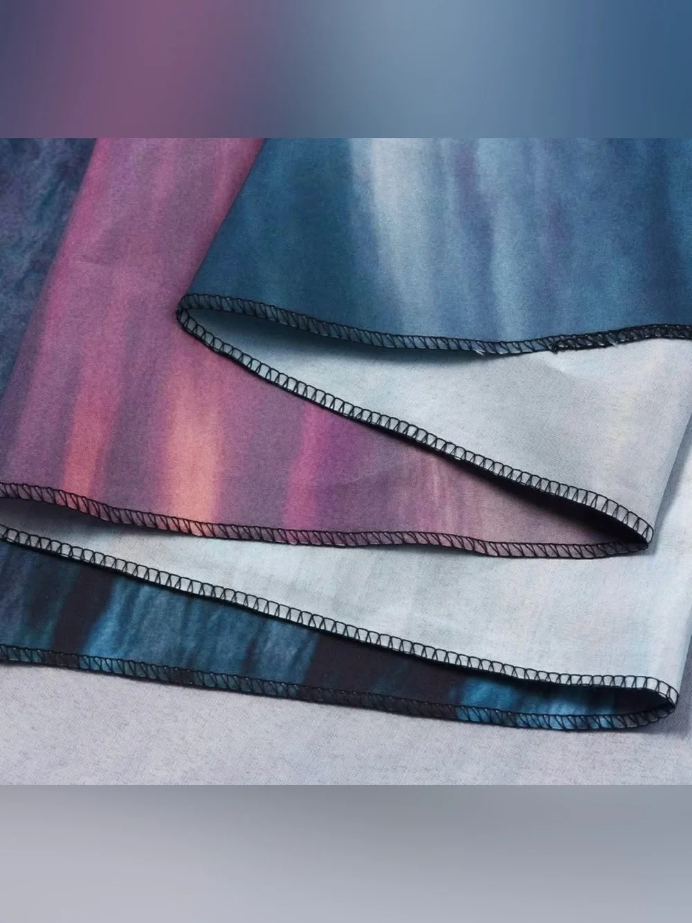 Sunset Ocean Tapestry Wall Art - Pink & Blue